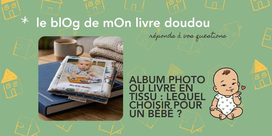 album photo ou livre en tissu pour bébé